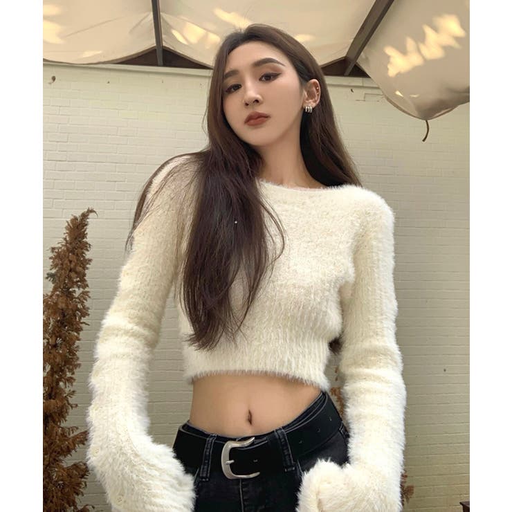 冬新作 クロップド丈 袖ボタン | LOVERS | 詳細画像7 