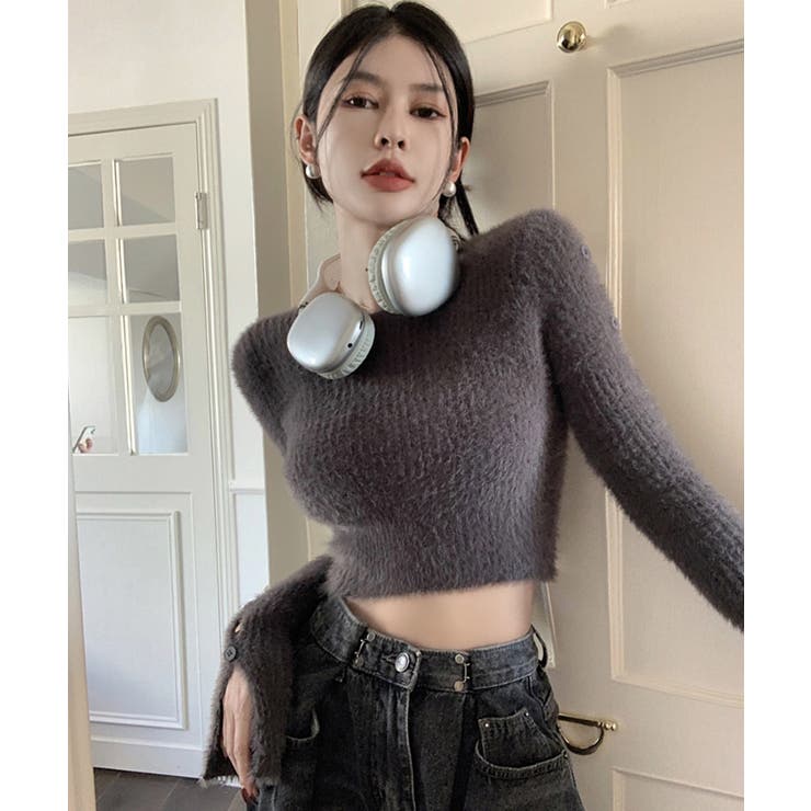 冬新作 クロップド丈 袖ボタン | LOVERS | 詳細画像12 