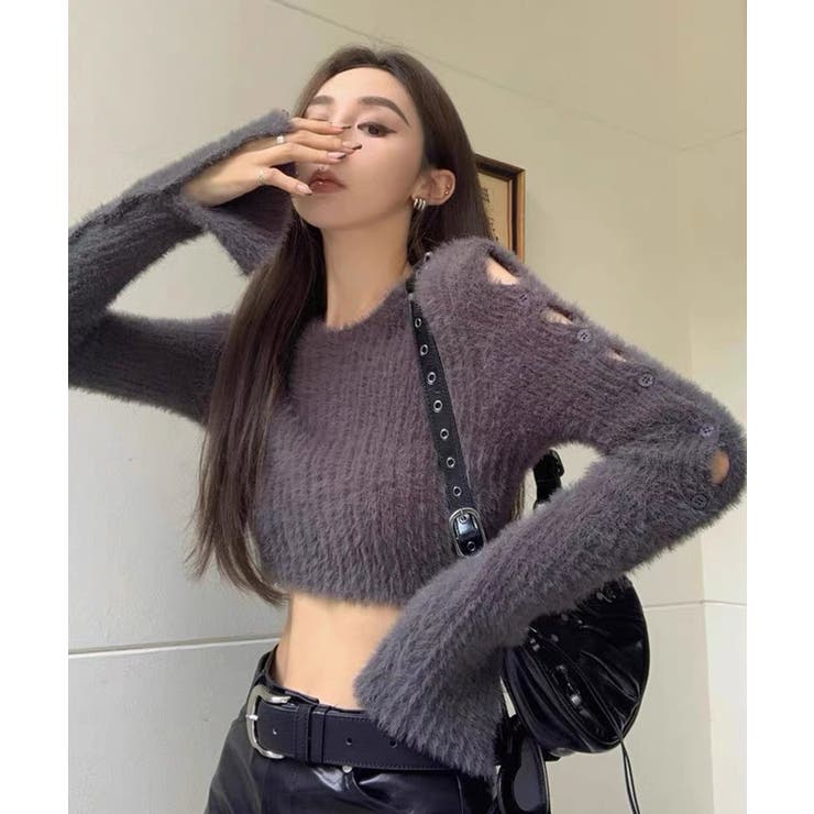 冬新作 クロップド丈 袖ボタン | LOVERS | 詳細画像13 