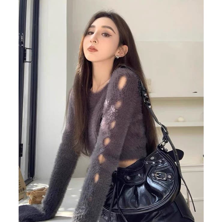 冬新作 クロップド丈 袖ボタン | LOVERS | 詳細画像14 