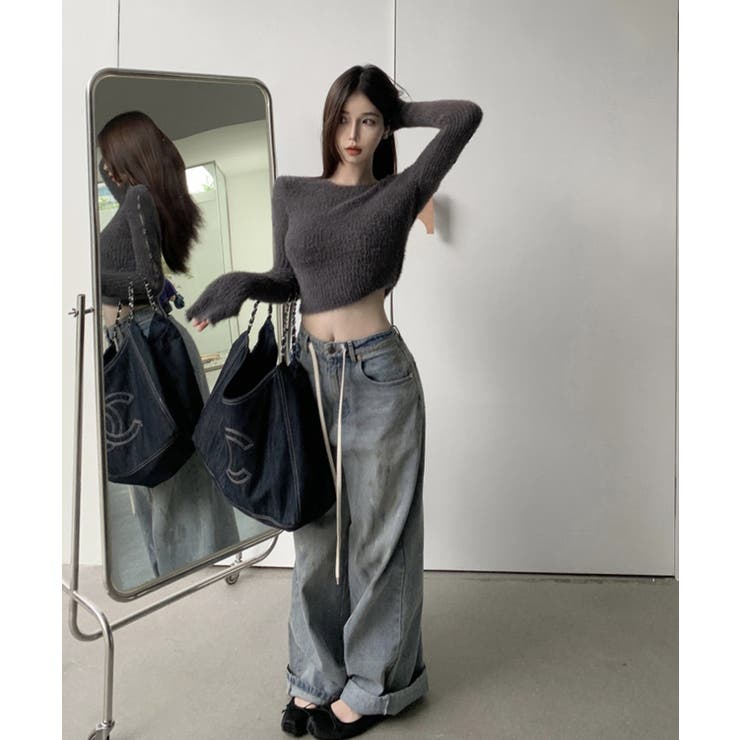 冬新作 クロップド丈 袖ボタン | LOVERS | 詳細画像16 