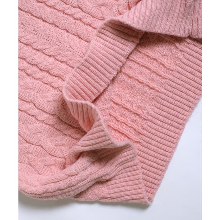 冬新作 Vネック ケーブル編みニット | LOVERS | 詳細画像31 