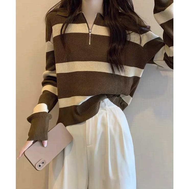 冬新作 ハーフジップ ボーダー | LOVERS | 詳細画像20 