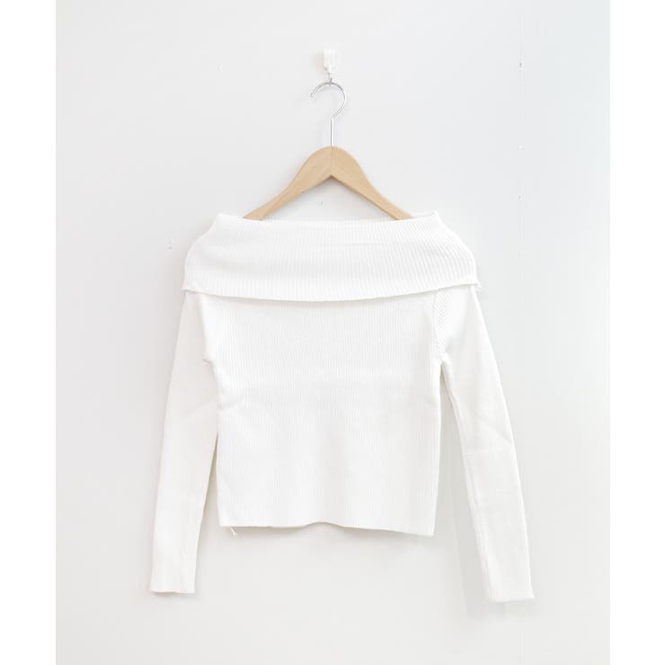 冬新作 オフショルダー リブニットトップス | LOVERS | 詳細画像13 