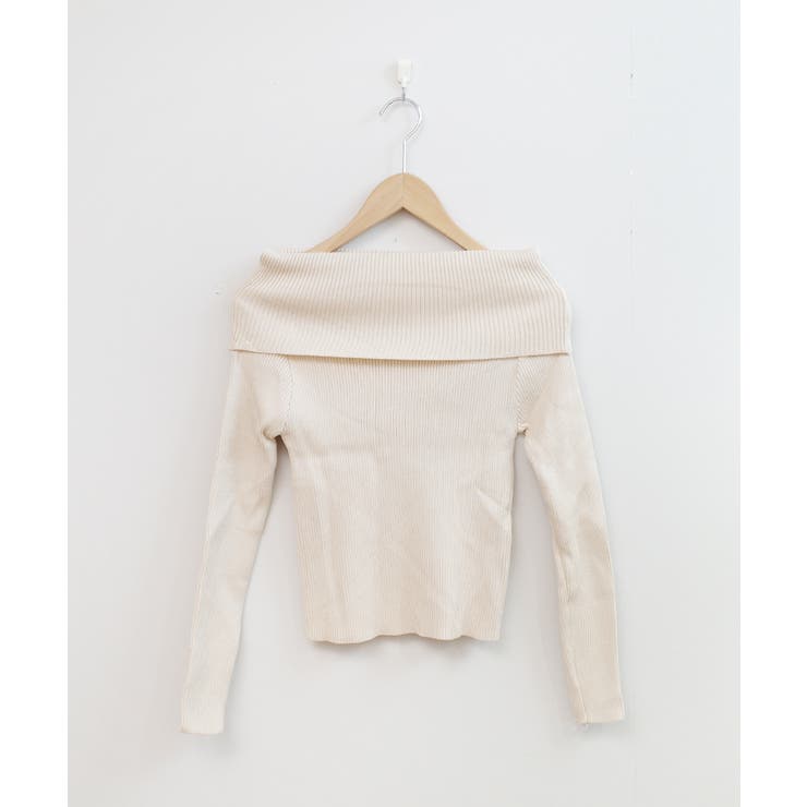 冬新作 オフショルダー リブニットトップス | LOVERS | 詳細画像16 