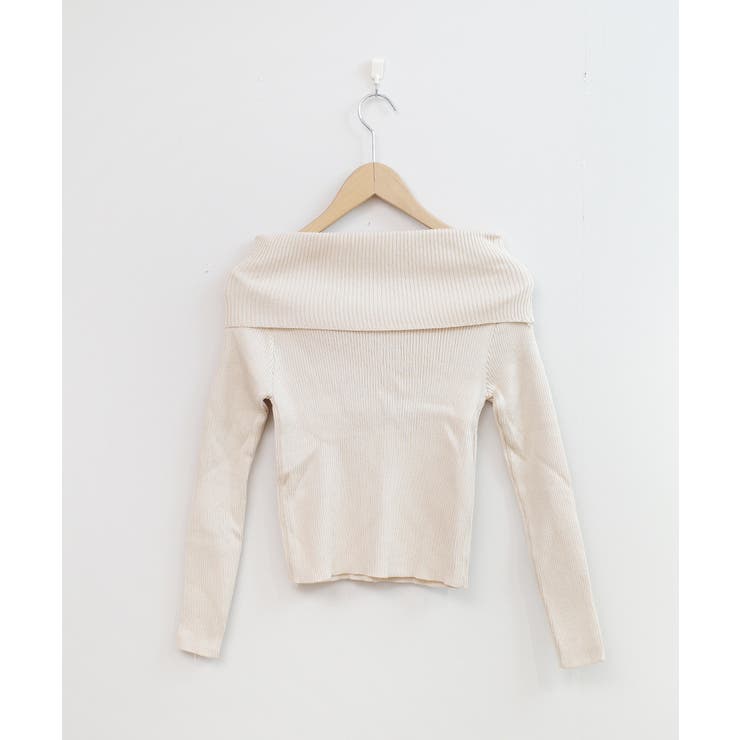 冬新作 オフショルダー リブニットトップス | LOVERS | 詳細画像17 