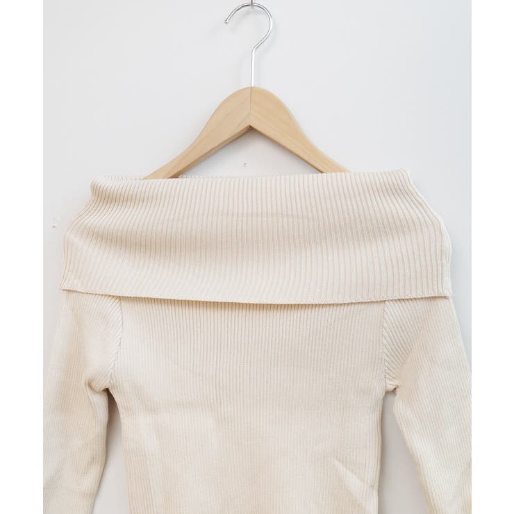 冬新作 オフショルダー リブニットトップス | LOVERS | 詳細画像18 