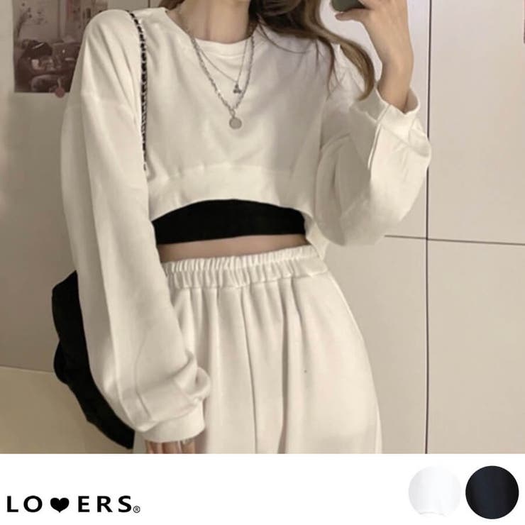 冬新作 ショート丈 スウェット | LOVERS | 詳細画像1 