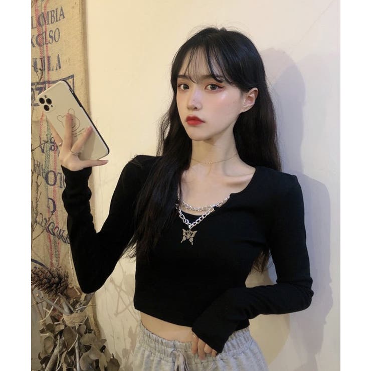 冬新作 バタフライチャーム付き ショート丈 | LOVERS | 詳細画像7 