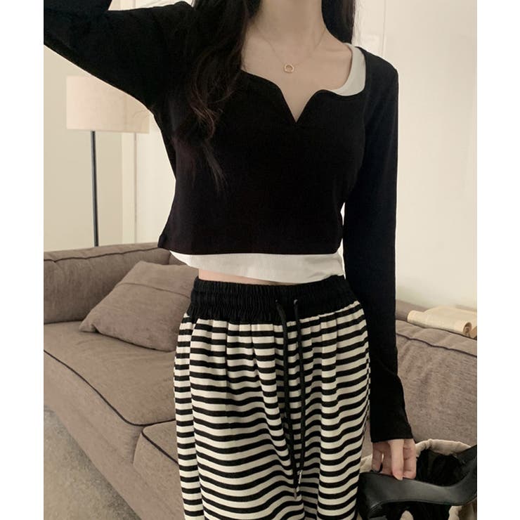 冬新作 ショート丈 レイヤード風 | LOVERS | 詳細画像5 