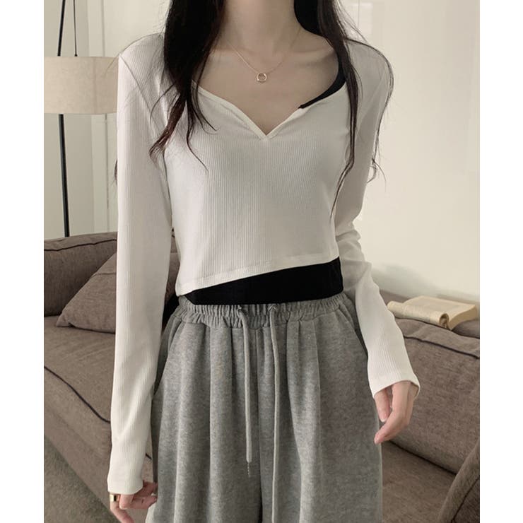 冬新作 ショート丈 レイヤード風 | LOVERS | 詳細画像11 