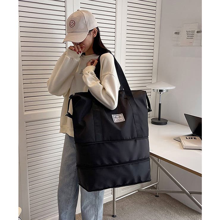 ブラック | 冬新作 2段式 旅行用 | LOVERS