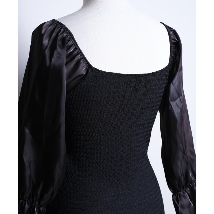 冬新作 シースルーパフスリーブ 長袖ワンピース水着 | LOVERS | 詳細画像13 