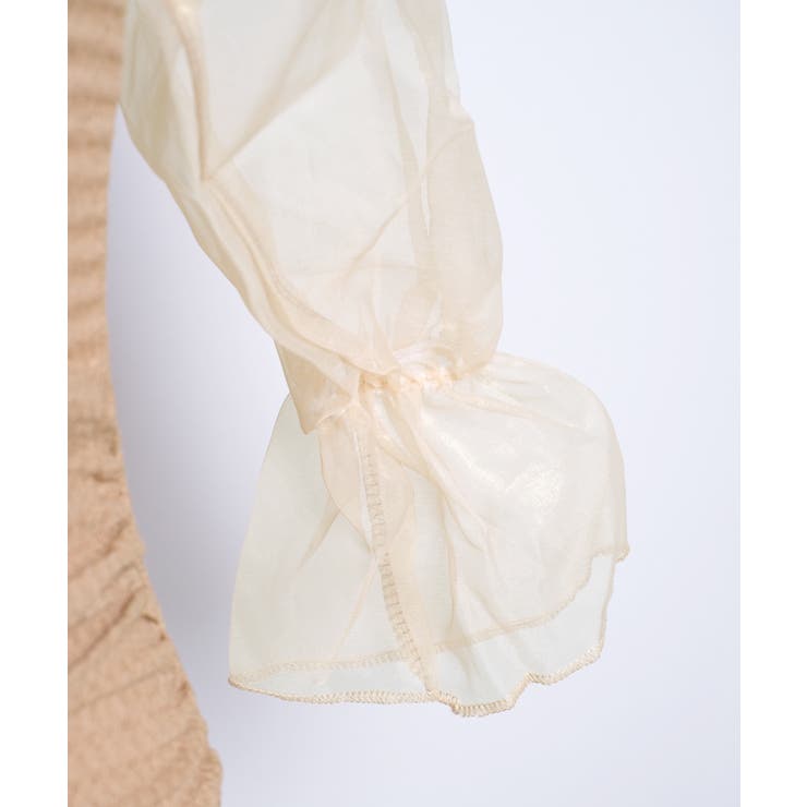 冬新作 シースルーパフスリーブ 長袖ワンピース水着 | LOVERS | 詳細画像16 