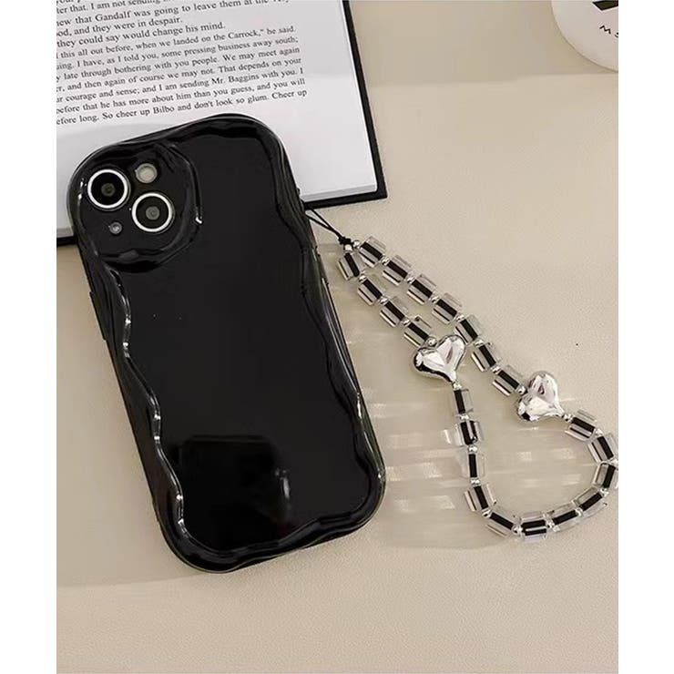 冬新作 ハートビーズストラップ付 ウェーブ | LOVERS | 詳細画像6 