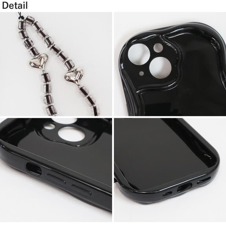 冬新作 ハートビーズストラップ付 ウェーブ | LOVERS | 詳細画像16 