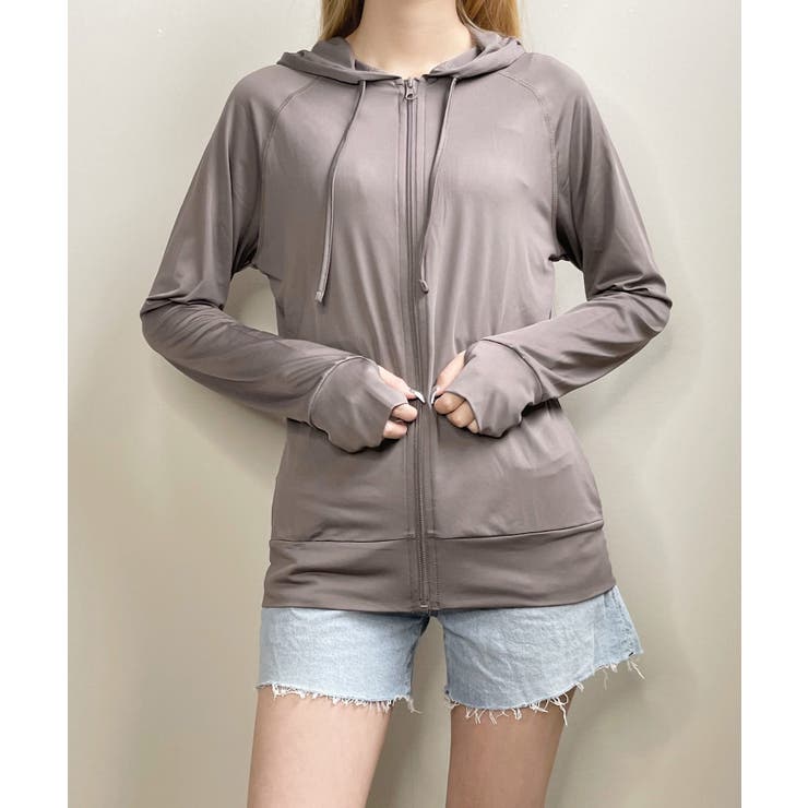 モカ | 冬新作 サムホール付き ラッシュガード | LOVERS