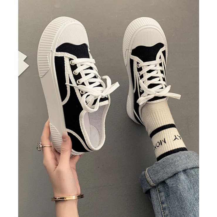 冬新作 厚底 キャンバス | LOVERS | 詳細画像2 