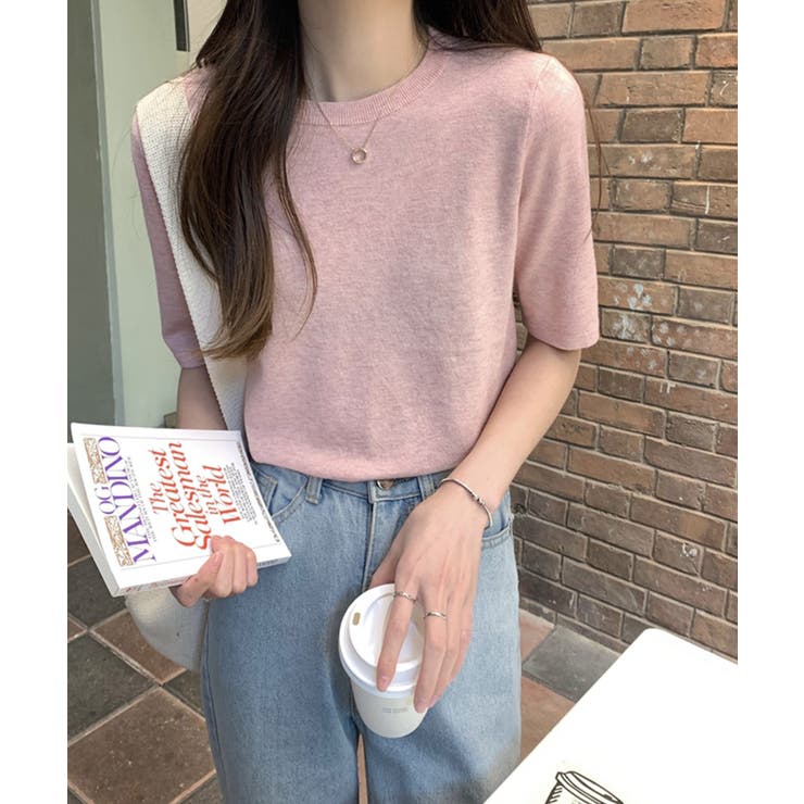 ピンク | 冬新作 ベーシック 半袖 | LOVERS