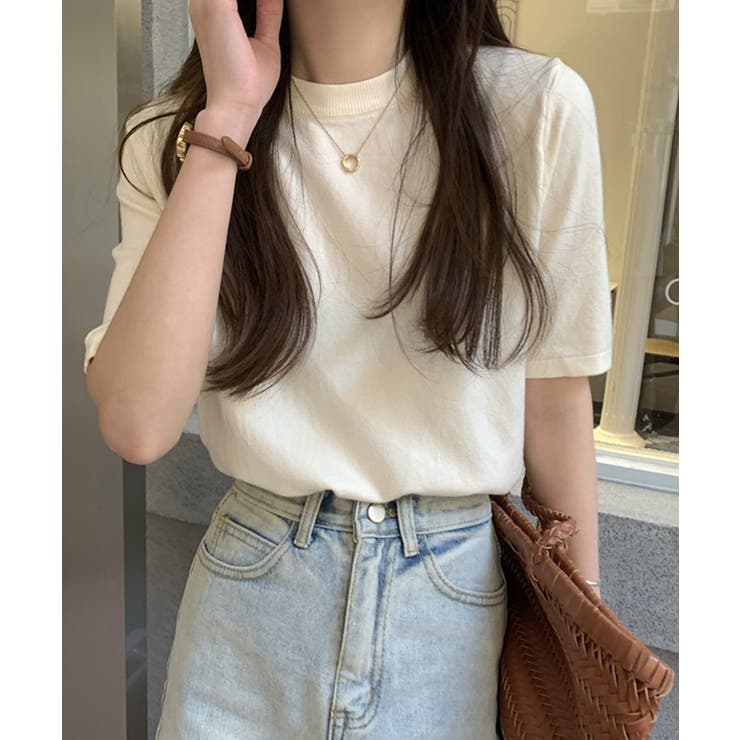 アイボリー | 冬新作 ベーシック 半袖 | LOVERS