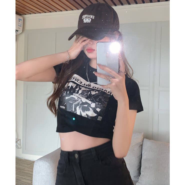 冬新作 フォトプリント クロップド丈 | LOVERS | 詳細画像5 