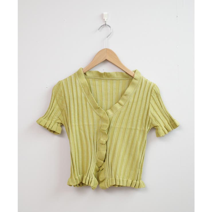 冬新作 フリルリブニット クロップド丈 | LOVERS | 詳細画像15 