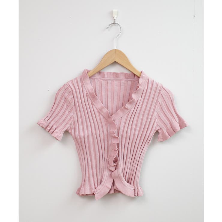 冬新作 フリルリブニット クロップド丈 | LOVERS | 詳細画像16 