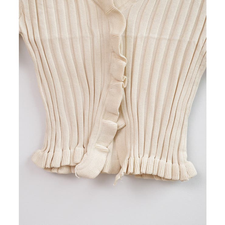 冬新作 フリルリブニット クロップド丈 | LOVERS | 詳細画像22 