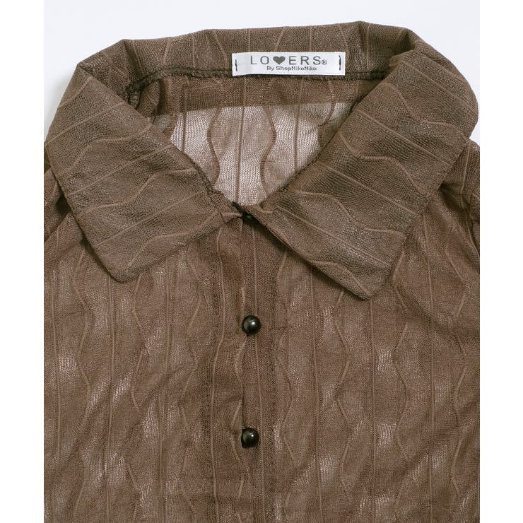 冬新作 ウェーブ シアーシースルー | LOVERS | 詳細画像13 