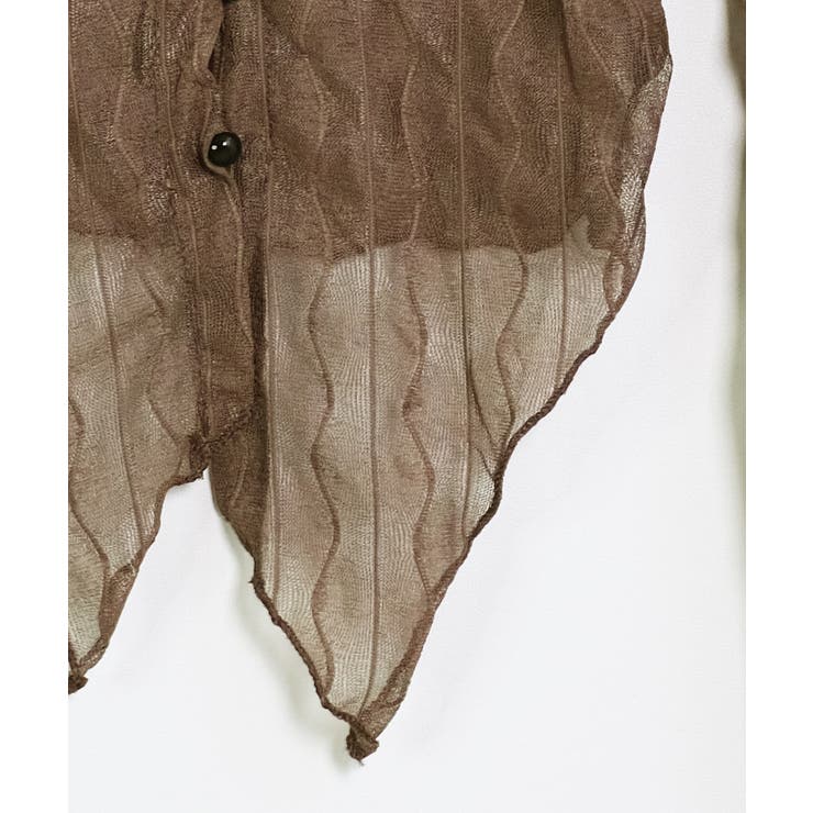 冬新作 ウェーブ シアーシースルー | LOVERS | 詳細画像15 