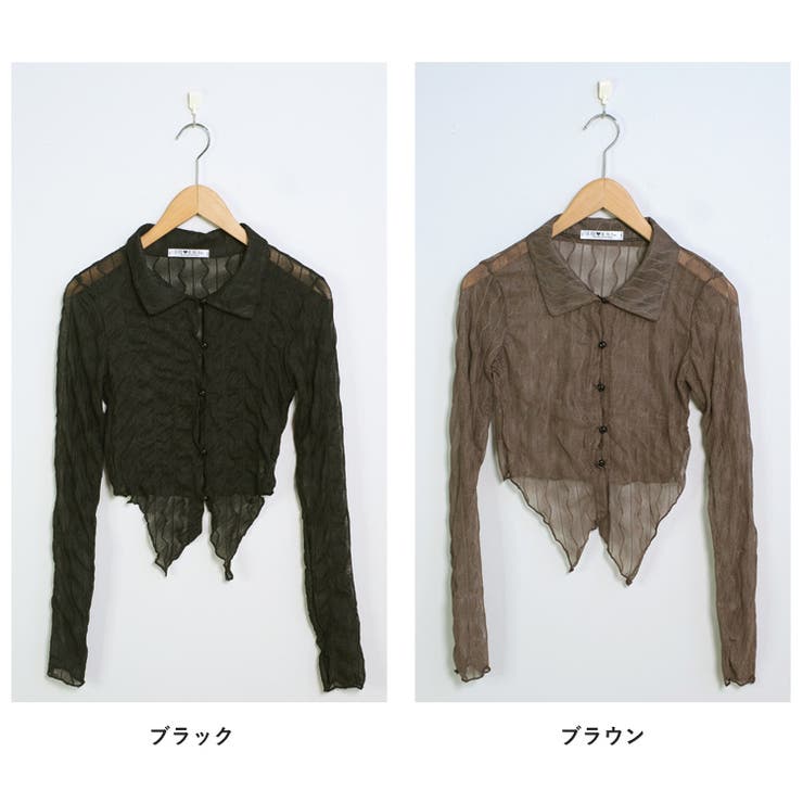 冬新作 ウェーブ シアーシースルー | LOVERS | 詳細画像18 