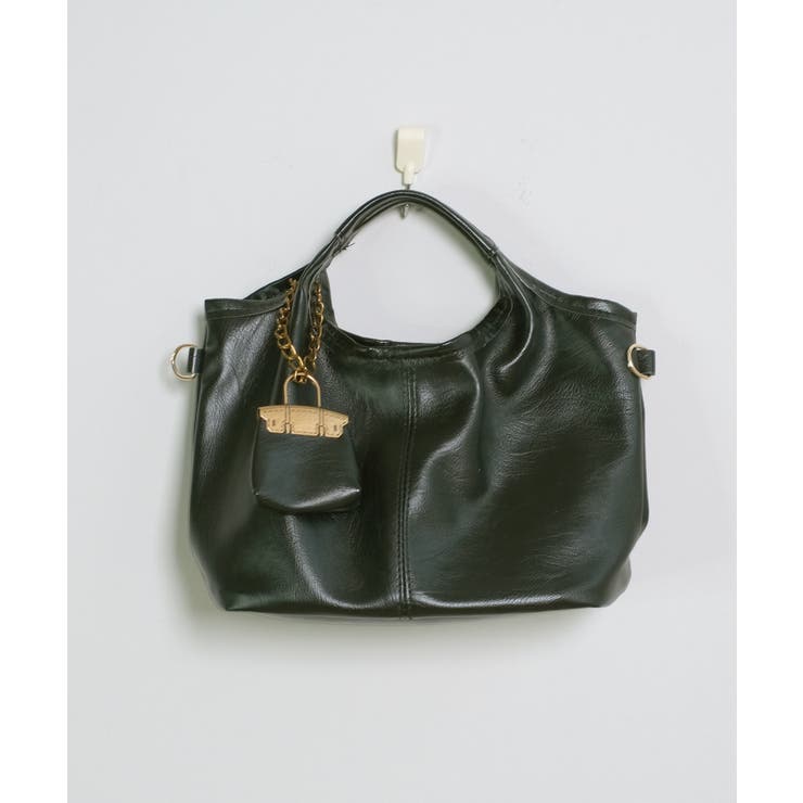 冬新作 ミニバッグチャーム付き PUレザー | LOVERS | 詳細画像17 