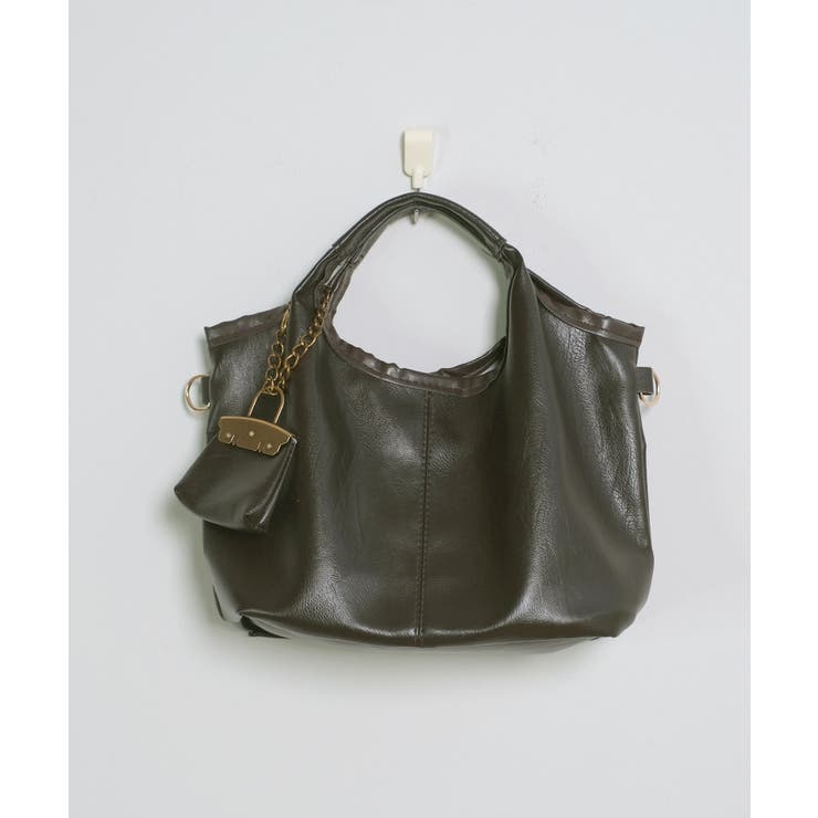 冬新作 ミニバッグチャーム付き PUレザー | LOVERS | 詳細画像18 