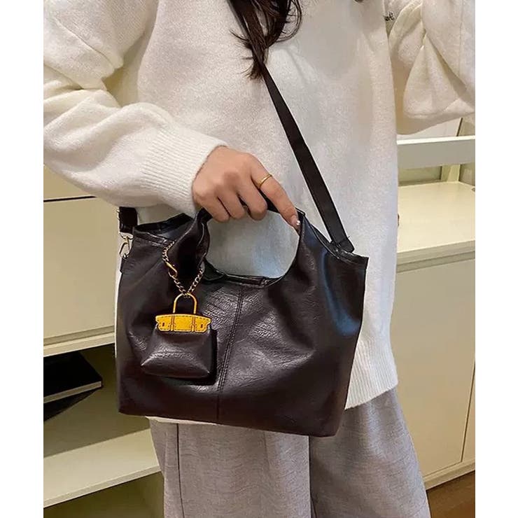 冬新作 ミニバッグチャーム付き PUレザー | LOVERS | 詳細画像11 