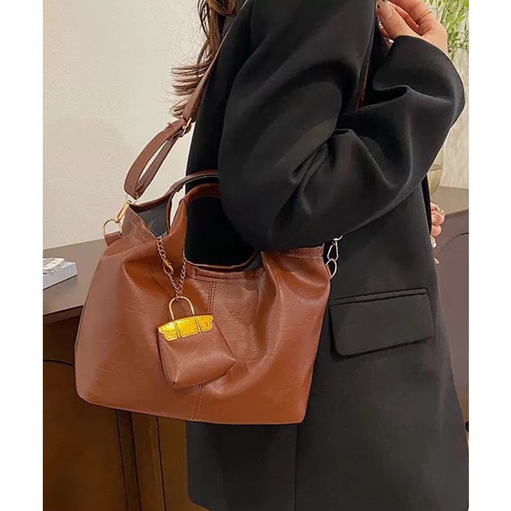 冬新作 ミニバッグチャーム付き PUレザー | LOVERS | 詳細画像16 