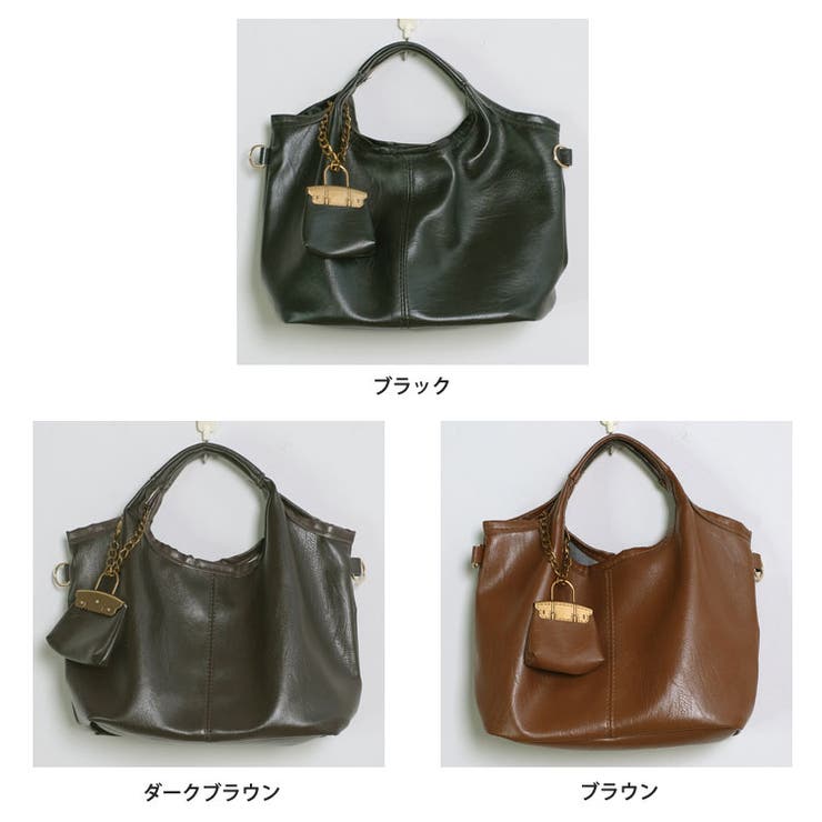 冬新作 ミニバッグチャーム付き PUレザー | LOVERS | 詳細画像30 