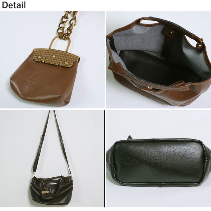 冬新作 ミニバッグチャーム付き PUレザー | LOVERS | 詳細画像28 