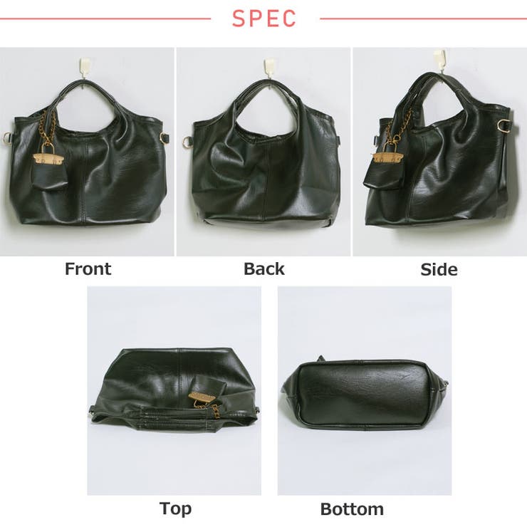 冬新作 ミニバッグチャーム付き PUレザー | LOVERS | 詳細画像29 