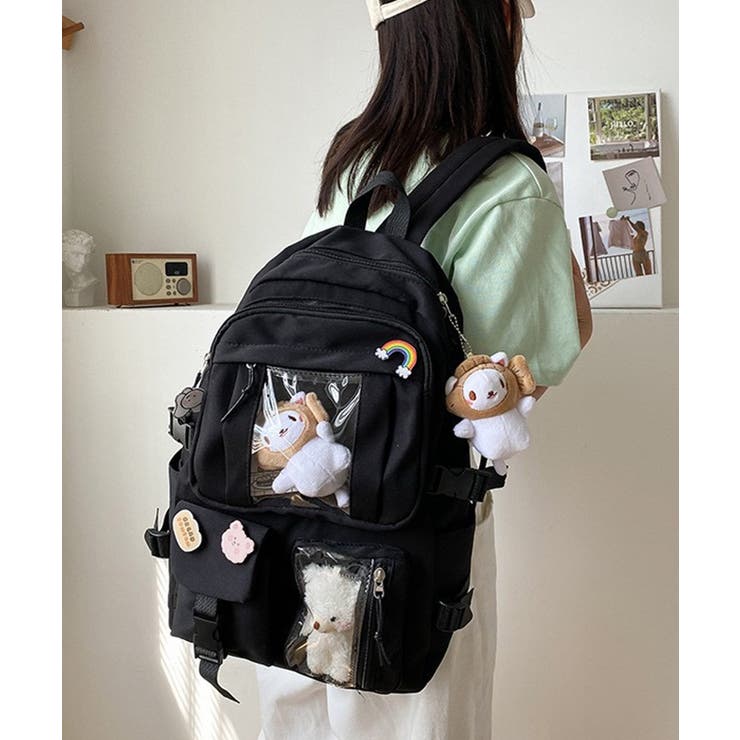 春新作 大容量 クリアポケット付き[品番：JP000006837]｜LOVERS