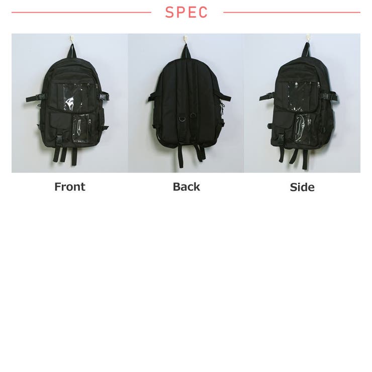 冬新作 大容量 クリアポケット付き | LOVERS | 詳細画像25 