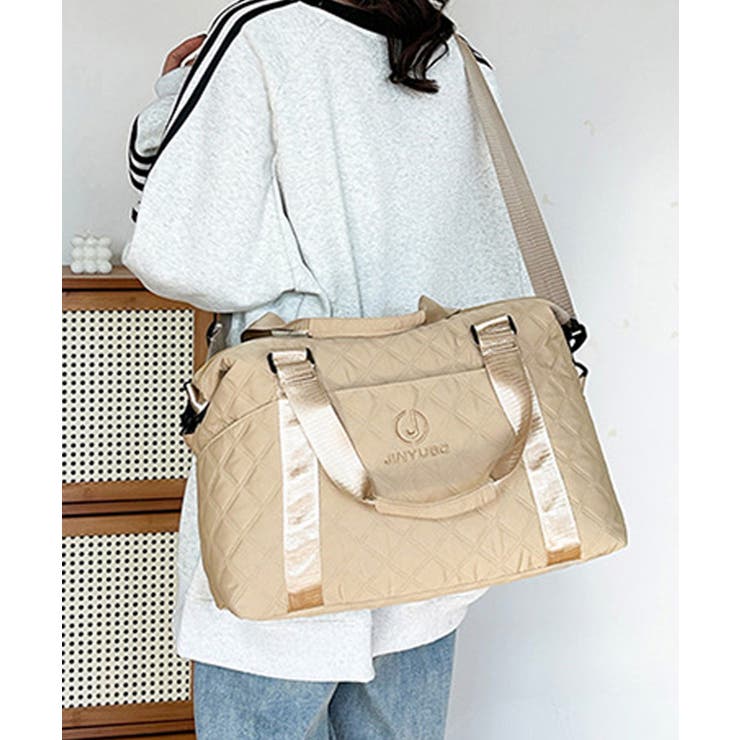 ベージュ | 冬新作 キルティング キャリーオン | LOVERS