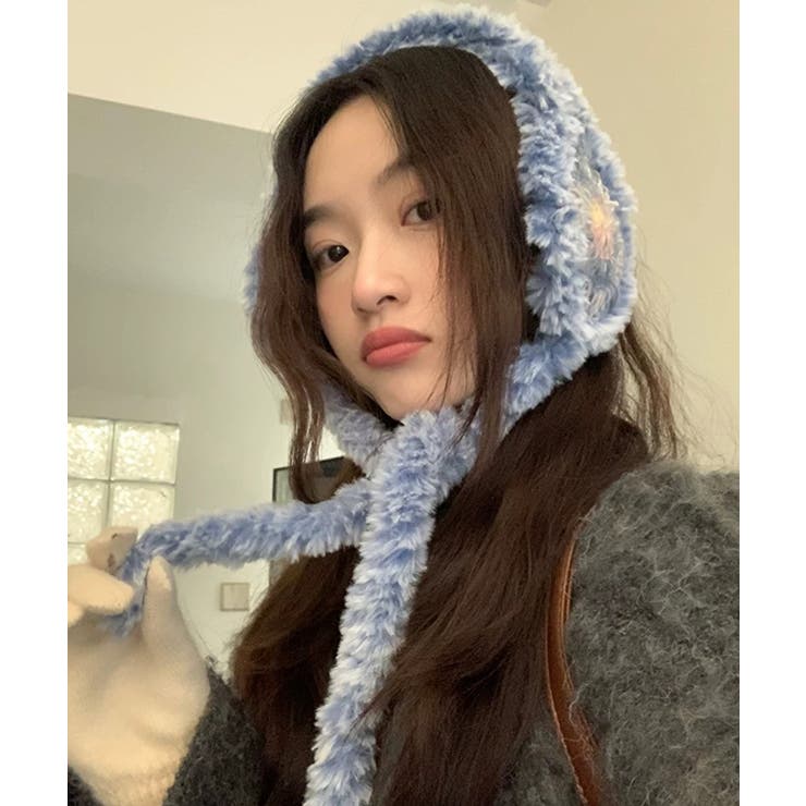 冬新作 フェイクファー カラフルニット編み | LOVERS | 詳細画像16 