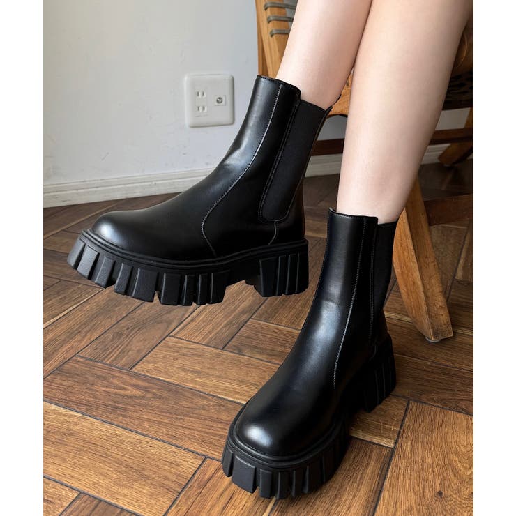 冬新作 ボリュームソール 厚底サイドゴア | LOVERS | 詳細画像6 