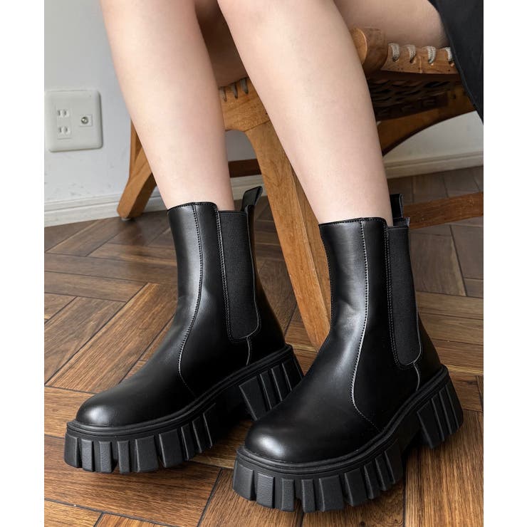 冬新作 ボリュームソール 厚底サイドゴア | LOVERS | 詳細画像7 