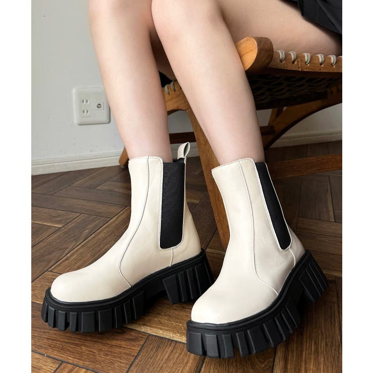 冬新作 ボリュームソール 厚底サイドゴア | LOVERS | 詳細画像13 