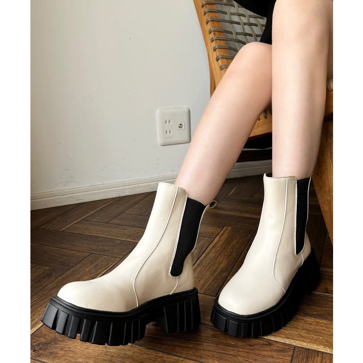 冬新作 ボリュームソール 厚底サイドゴア | LOVERS | 詳細画像16 