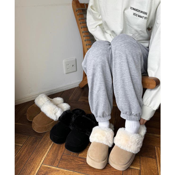 冬新作 フェイクムートン ボリュームソール | LOVERS | 詳細画像6 