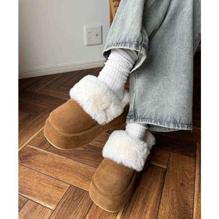 冬新作 フェイクムートン ボリュームソール | LOVERS | 詳細画像8 
