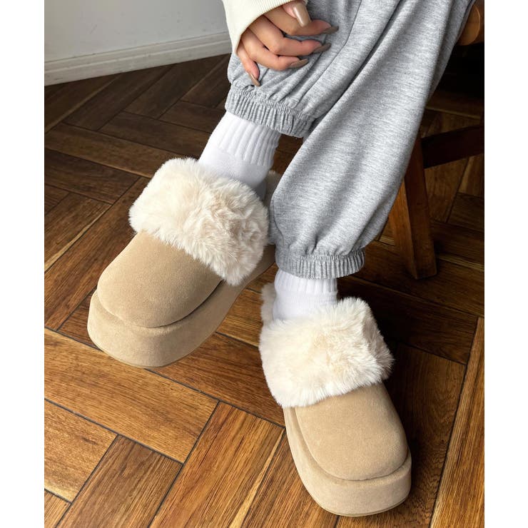 冬新作 フェイクムートン ボリュームソール | LOVERS | 詳細画像14 