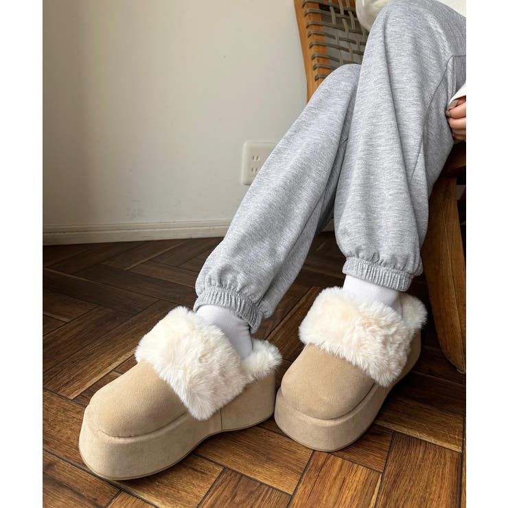 冬新作 フェイクムートン ボリュームソール | LOVERS | 詳細画像17 